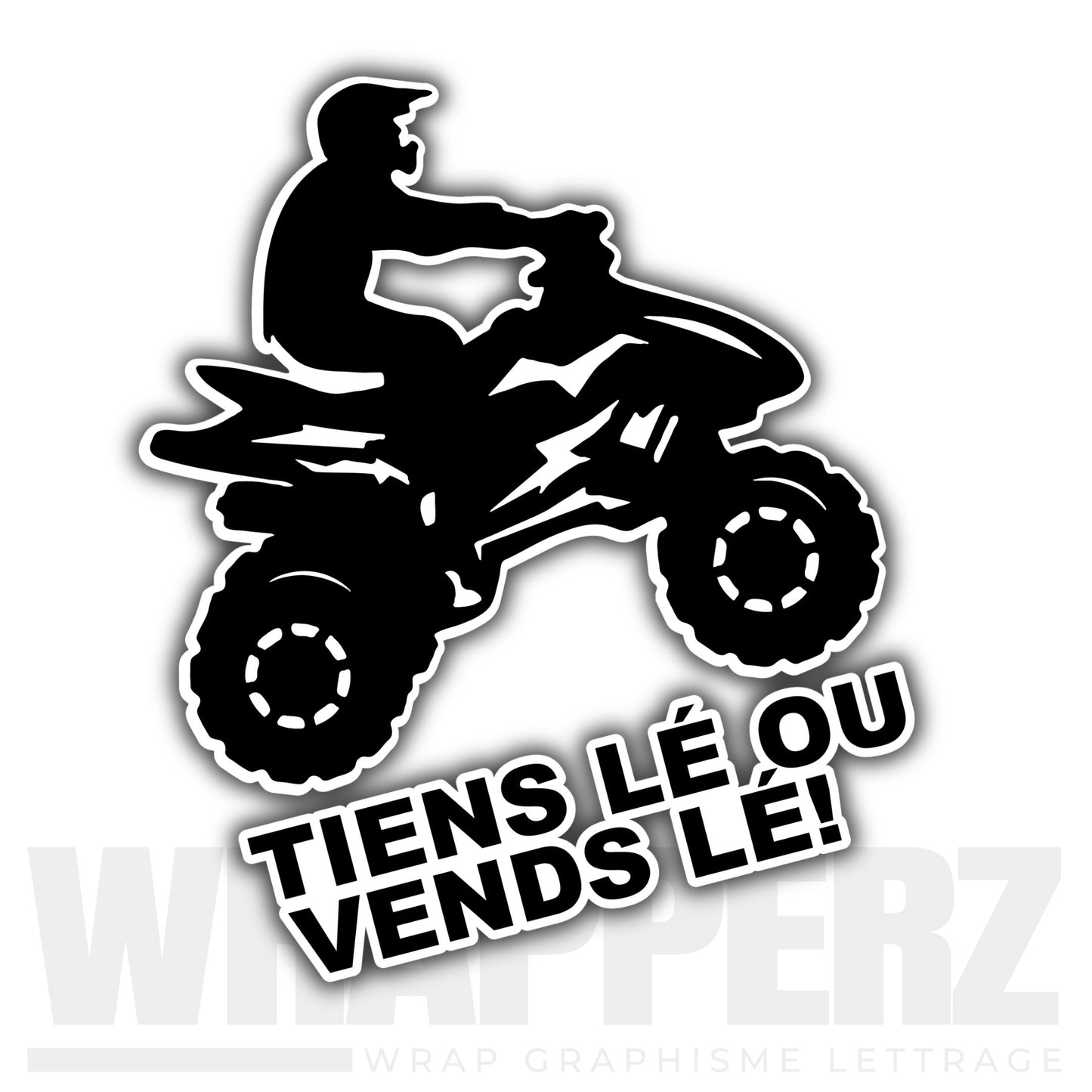 Sticker - Quad ''hold it or sell it''