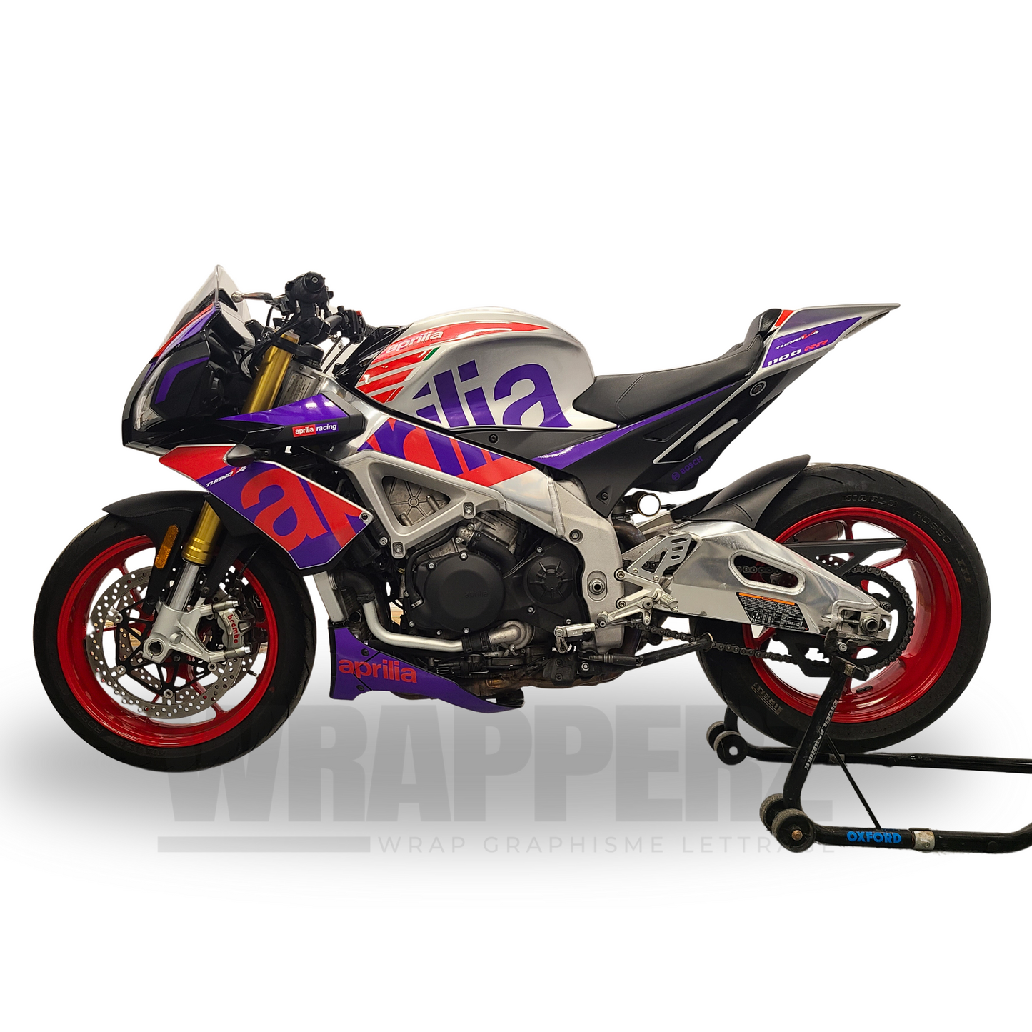 kit graphique pour Aprilia Tuono v4 1100 rr (Côtés)