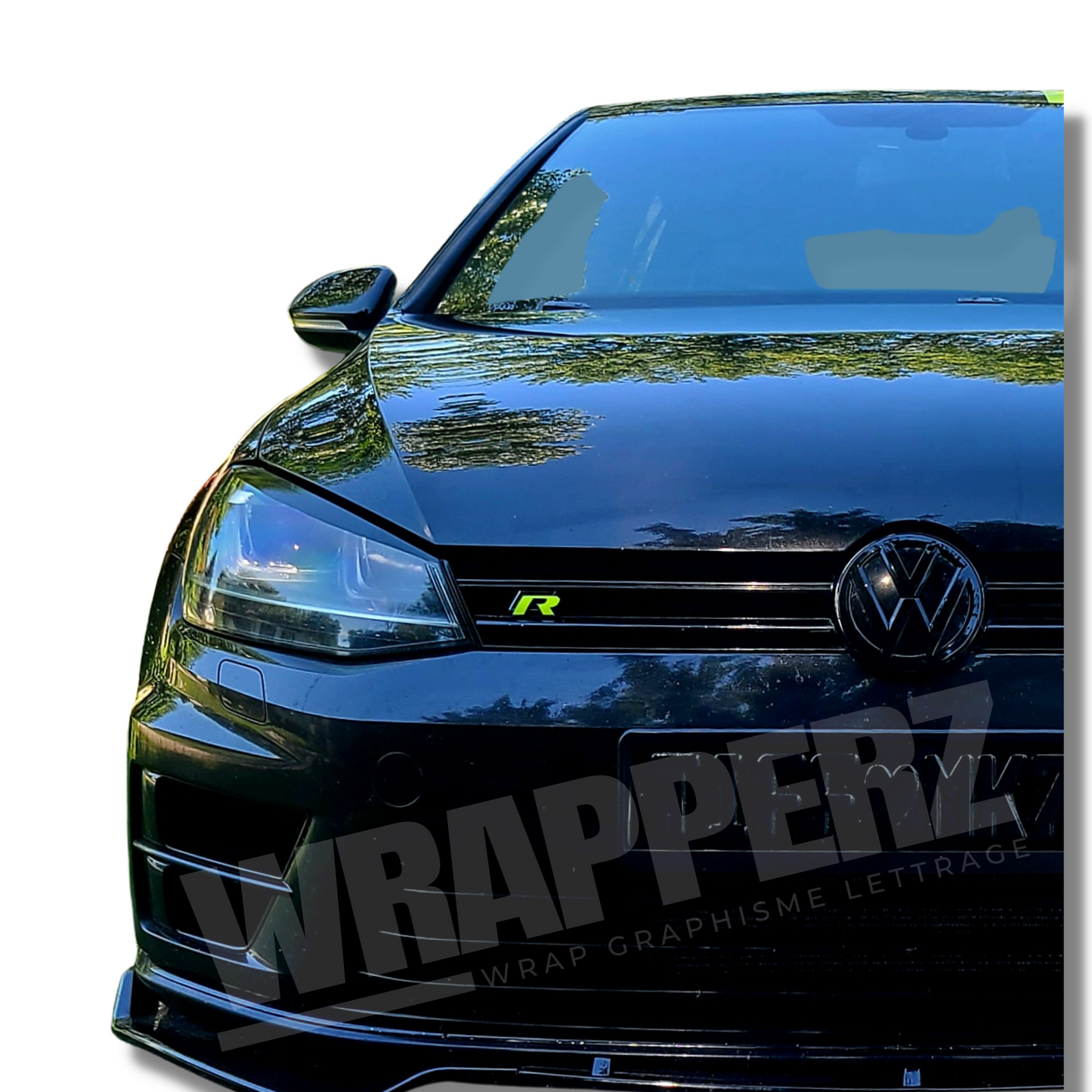 Autocollant pour logo avant/arrière de Golf R