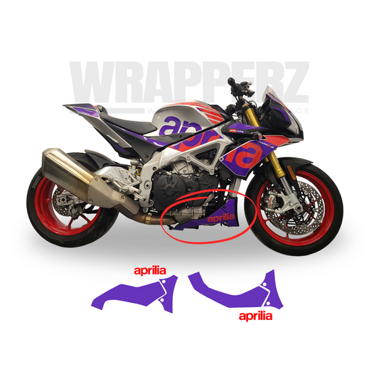 kit graphique pour Aprilia Tuono v4 1100 rr (Belly Pan)