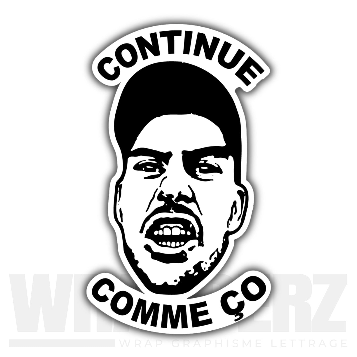 Sticker - Awaille keep it up QC