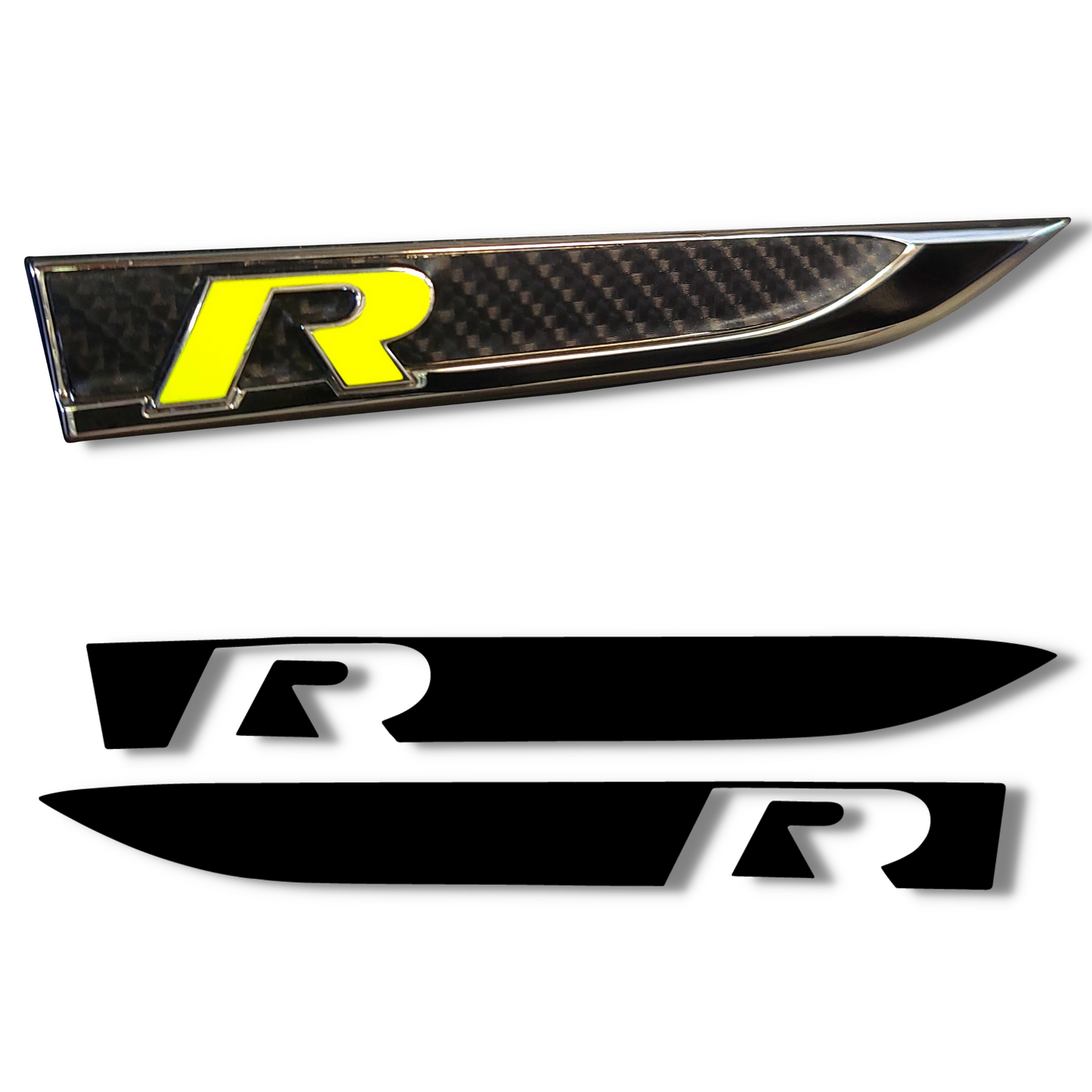 Autocollant pour logo de côté de Golf R (Background)