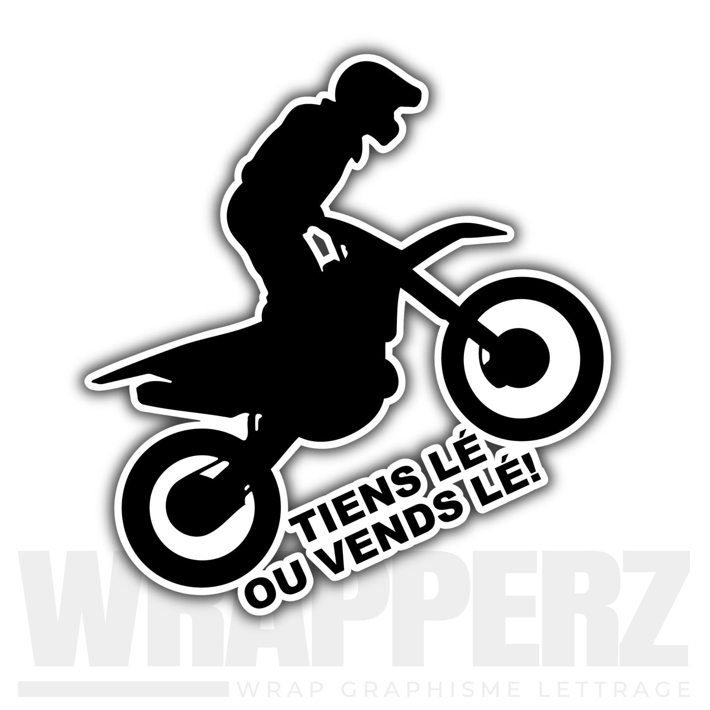 Sticker - Motocross ''hold it or sell it''