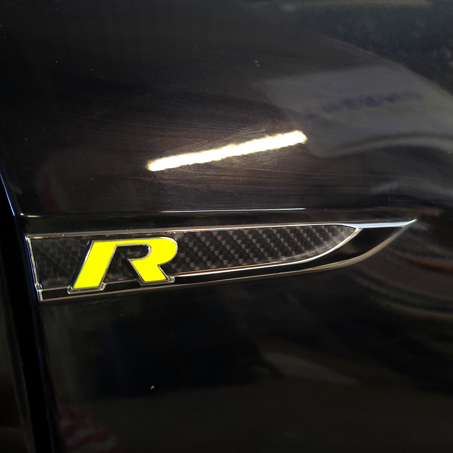 Autocollant pour logo de côté de Golf R (R)